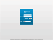 Tablet Screenshot of correo.sedem.gob.bo